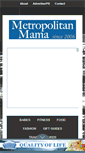 Mobile Screenshot of metropolitanmama.net